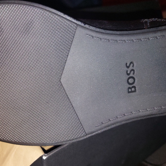 Hugo Boss Men's Leather Boots Size 9.5 - Picture 6 of 9